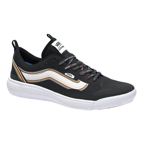 Vans Ultrarange Exo Rainbow Pride Black White Skate Shoes Men's Size 10 - Picture 5 of 7